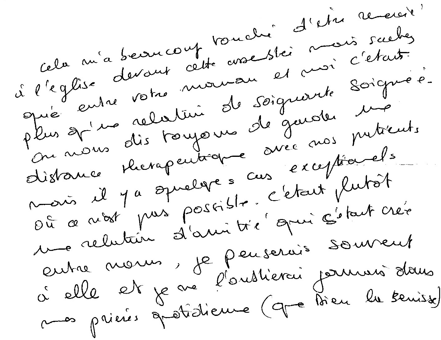 lettre infirmire