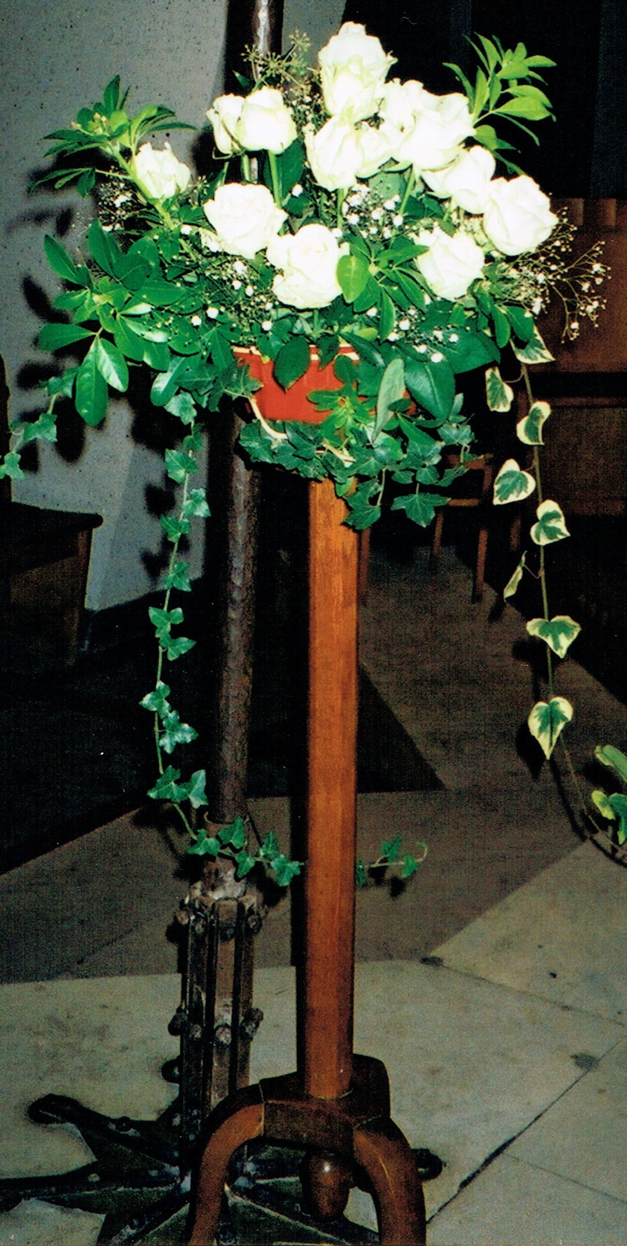 fleursColonneRoses